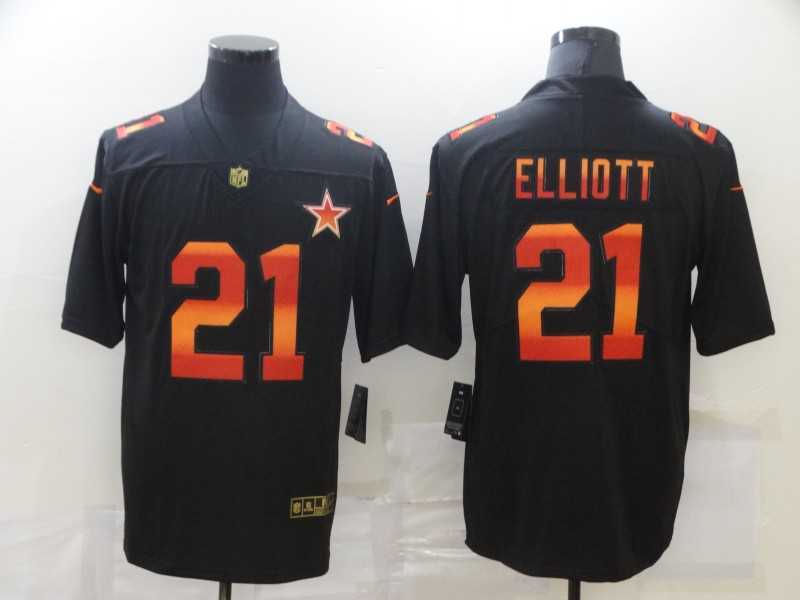 Nike Cowboys 21 Ezekiel Elliott Black Colorful Fashion Limited Jersey,We sell and wholesale Nike Cowboys 21 Ezekiel Elliott Black Colorful Fashion Limited Jersey on line form chian!